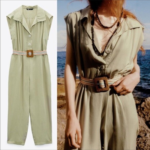Rare nwt zara ss21 khaki - nwt,