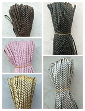 10mt cordino cuoio piatto larghezza 5mm per bracciale,collana