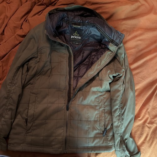 Parka uomo prana verde - verde, con
