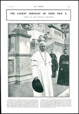 1905 ITALIA Papa Pio X