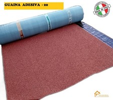 Guaina Adesiva Ardesiata Bituminosa  Ardesia ROSSA  -20°C TETTO  3,5KGxMQ