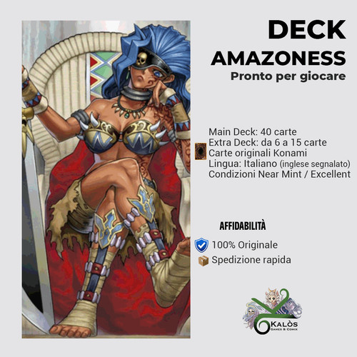 Yugioh mazzo deck amazoness - yugioh!,
