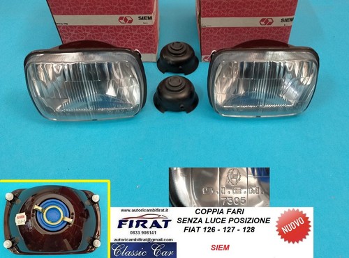 Fari fiat 126 127 - fari, 128