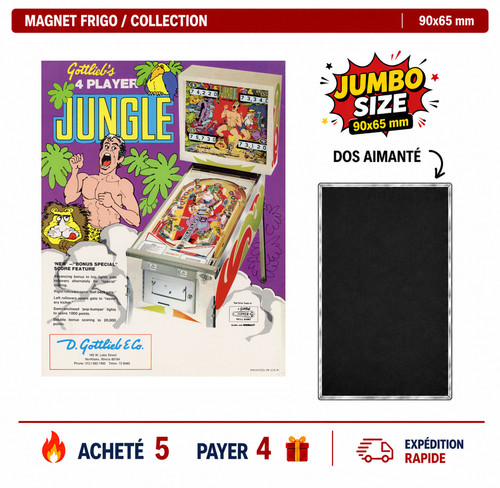 Magnet frigo jungle 90x65 - jungle, mm