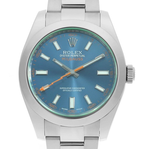 Rolex milgauss blue 116400gv - milgauss,