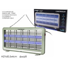 Lampada a led insetticida zanzariera elettrica zanzare 6W fulmina anti zanzare