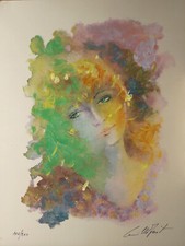 CAMILLO FAIT - serigrafia ritoccata a colori cm 30 x 40 - no faccincani cascella