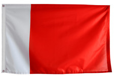 Dubai Flag with Eyelets - Handmade in the UK