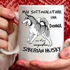 Tazza Cane Siberian Husky in