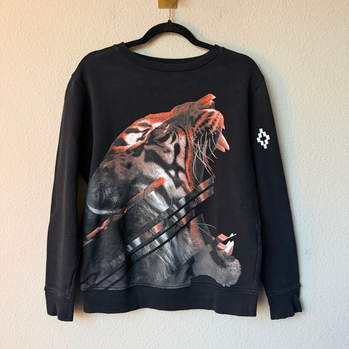 Felpa girocollo marcelo burlon - girocollo,