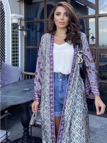 Kimono caftano floreale