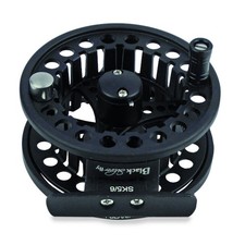 MULINELLO BLACK SILVER FLY PESCA MOSCA CODA 3/4 5/6 7/8