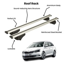 2 Pcs Silver Cross Bars for