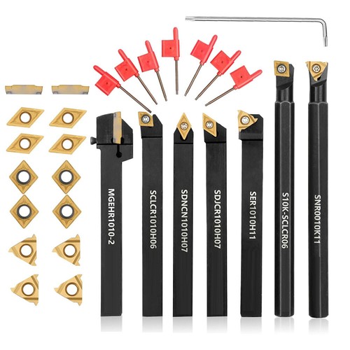 36pcs kit tornio - 3/8'',