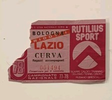 Biglietto Ticket Stadio Calcio