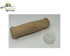 Manopola in legno e ghiera per