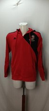 articolo c1072 felpa adidas, calcio milan, rossa, M, cotone, le misure sono asce