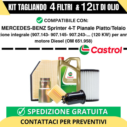 Tagliando per mercedes benz - per, mercedes-benz
