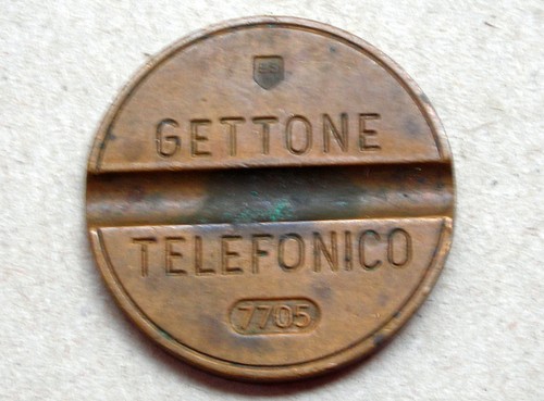 Gettone telefonico 7705 - gettone, esm