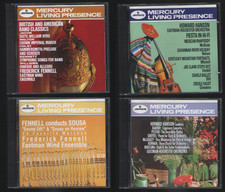 MERCURY LIVING PRESENCE-4 CD lot-FENNELL-HANSON-Fiesta in Hi-Fi-Sousa Plus