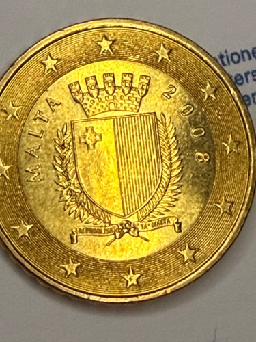 Moneta centesimi 2008 malta - moneta, 50