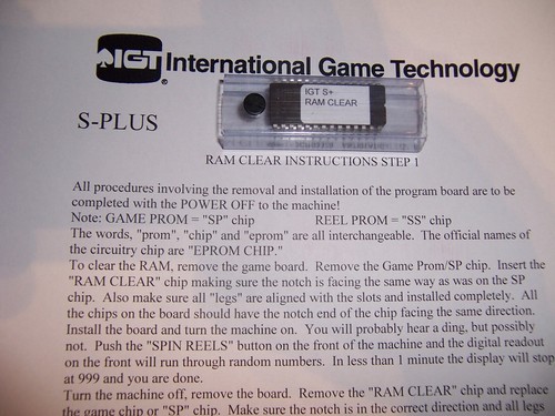 Igt plus slot machine ram - slot,