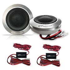 CT Sounds Meso Tweeter a cupola in seta da incasso 25 mm 100 Watt, coppia