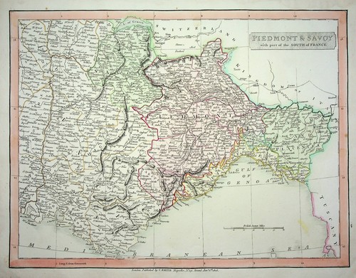 1808 piemonte savoia francia - 1808, e