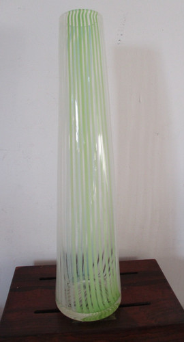 Vaso vetro filigrana dino - vetro,