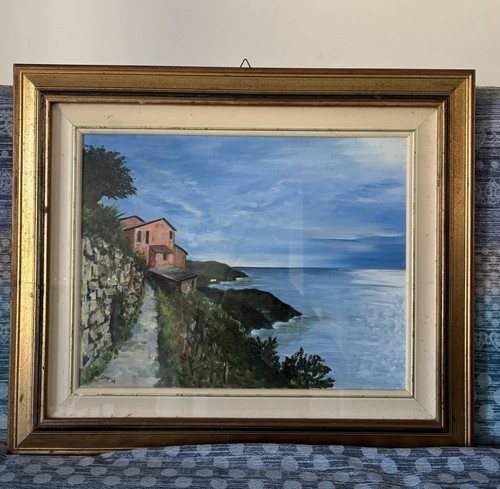 Dipinto olio tela - olio, paesaggio