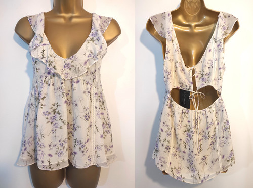 Top blusa zara stampa - blusa,