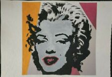 Americano POP MASTER ANDY WARHOL - Serigrafia dipinta, rovescio timbro. INCREDIBILE 