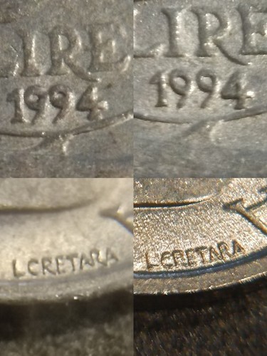 Lotto monete coppie da - 3,