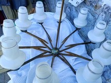 LAMPADARIO  IN OTTONE ANNI 40