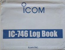 ICOM IC - 746 Log Book
