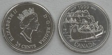 Canada/Canada 25 Cent Moneta
