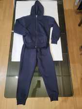 Tuta intera felpata con zip e