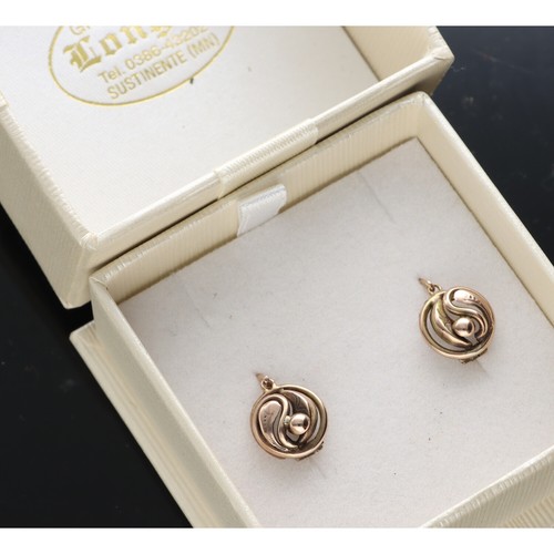 Orecchini oro tondi - 14,