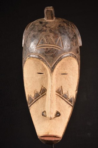 Antique african hunting mask - african,