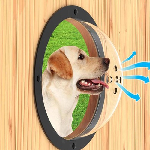 Recinzione per cani con - , fori