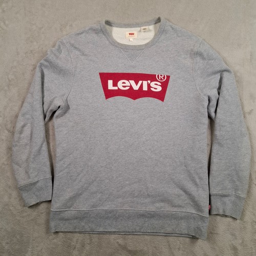 Felpa levis uomo media - felpa, grigia