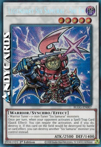Legendary six samurai shi en - samurai,