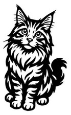 Adesivi auto, sticker, MAINE