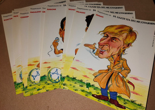 Caricature calciatori del - caricature,