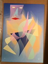 opera futurista su tela