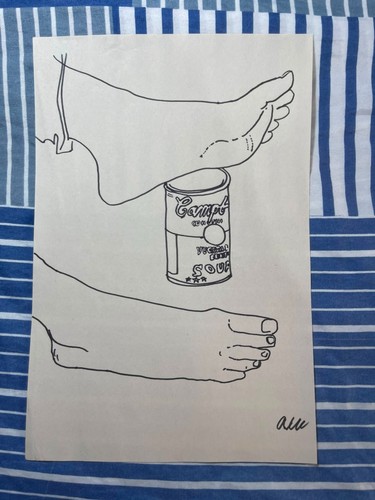 Andy warhol pittura vecchia - andy,