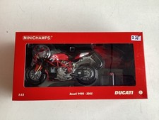 Minichamps modello 1:12 Ducati 999R rosso 2005 versione street scatola originale nuova!
