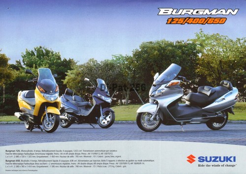 Brochure suzuki burgman - :,