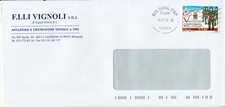 ITALIA 2010 - Busta commerciale F.lli Vignoni s.n.c. con bollo Vigili del Fuoco