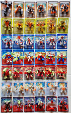 GORMITI serie MYTHOS COLLEZIONE COMPLETA 42 personaggi con 42 CARTE ITALIANO